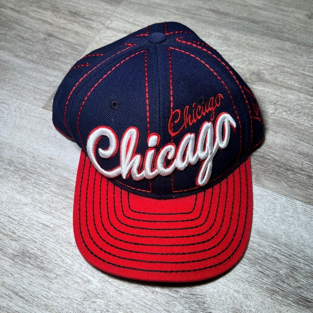 Thick stitch SnapBack Chicago‎ hat